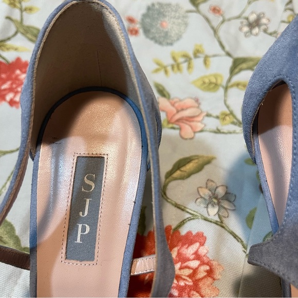 SJP Abute Blue Rhinestone Heels - Picture 14 of 15